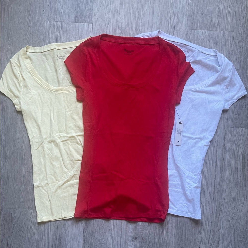 Classic Scoop Neck Tee - 3 pk